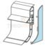 PVC End Cap for Plinth Profiles