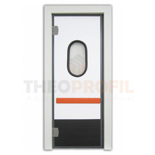 Semi-insulating swinging door - Inc. PVC Door Frame