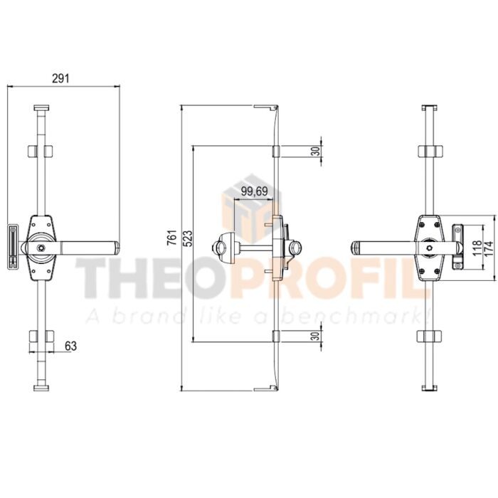 Industrial Cold Room Door Lock